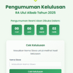 Pengumuman Kelulusan Siswa RA Ulul Albab Tahun 2025
