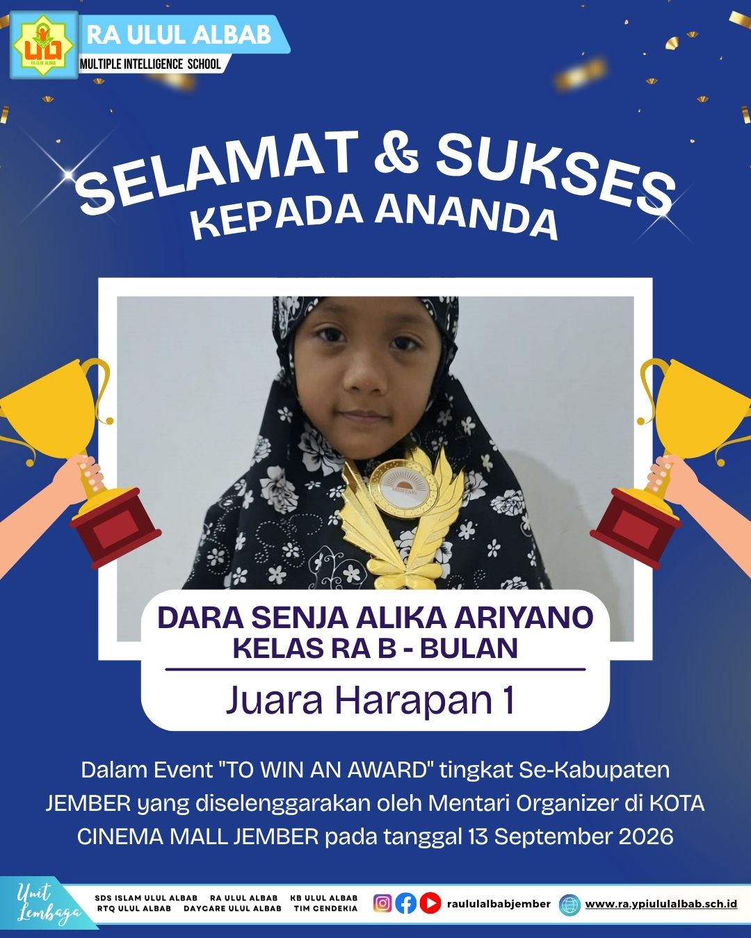 Read more about the article ✨CONGRATULATION TO THE WINNER✨